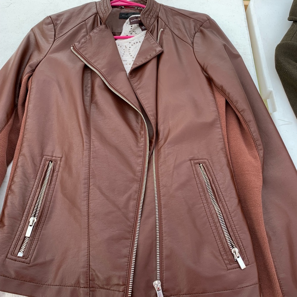 Worthington faux leather jacket